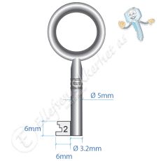 Junie 6x6-3 Nøkkel Nr. 2