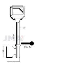 BOD-4G Nøkkelemne, 6BDA1