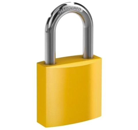 VHS619/38 Alu. Hengelås Gull