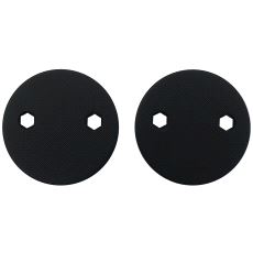 Blindskilt 2mm Sort matt