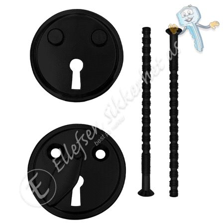 5301-E Nøkkelskilt til FAS 309 Sort matt