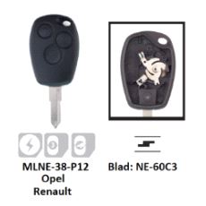 MLNE-38.P12 Bilnøkkel Skall