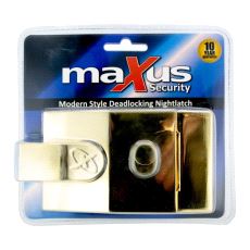 MX92/PB Smekklås Messing m/sylinder. sv.pk