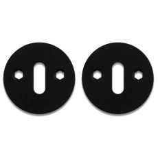 Nøkkelskilt 2mm Sort matt