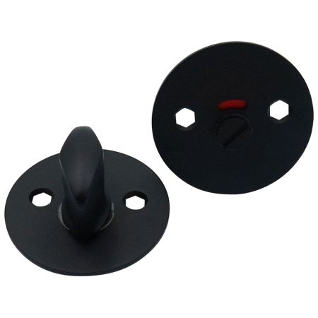 Toalettgarnityr 2mm Universal Assa/Boda. Sort matt sv.pk