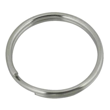 AN-25SS Nøkkelring 25mm. Rst. 100 stk