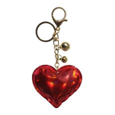 6-0423 Nøkkelanheng Hjerte Rød