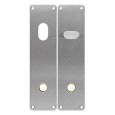 11006 Langskilt Ovalt hull/Vrider 215x55mm Rustfritt stål