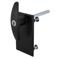 E1617 Garasjehåntak med dekkplate. Sort