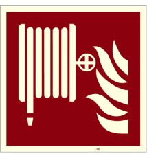 85040 Skilt Brannslange 200x200mm