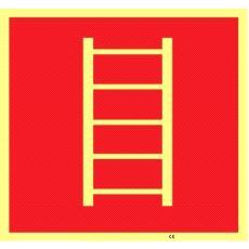 85160 Skilt Brannstige 200x200mm