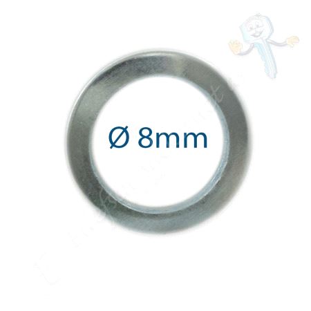 7-0001 Hengselring 8mm Galv. 1 stk.