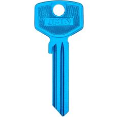 TV-3D Alu. Nøkkelemne Lys Blå