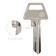 RU-5DF Nøkkelemne Frontprofil, YALE, FIX