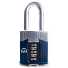 Warrior Combi 65 Kodehengelås. Lang Bøyle. sv.pk