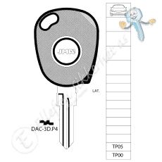TP00 DAC-3D.P4 Transponderemne