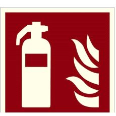 85020 Skilt Brannslukker 200x200mm