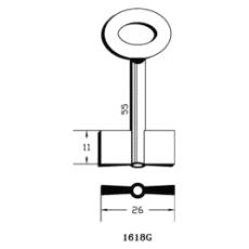1618G Nøkkelemne
