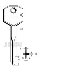 BUR-1X Nøkkelemne, XBW1