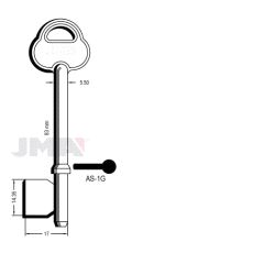 AS-1G Nøkkelemne, 2AS2
