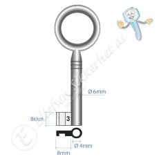 Junie 8x8-1 Nøkkel Nr. 3