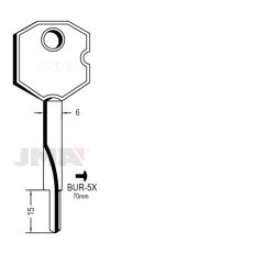 BUR-5X Nøkkelemne