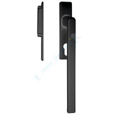 Skyvedørsvrider HST med utv. Skål. Sort