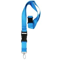 6-061 Nøkkelbånd med klips. Lys blå
