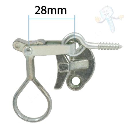 Vinduslukker 28mm sv.pk