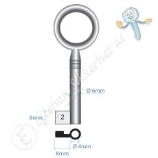 Junie 8x8-1 Nøkkel Nr. 2