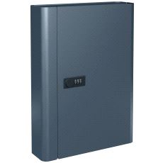 SK48 Nøkkelskap med Kodelås. Grå matt. 48 kroker