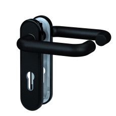 ZT2150 Langskilt med vrider. Rund. CC72. Sort