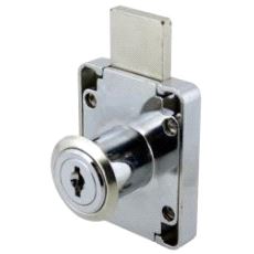 MX318 utenpåliggende møbellås sv.pk