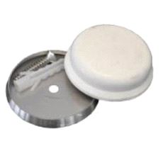 E8950 Dørstopper for vegg. Hvit