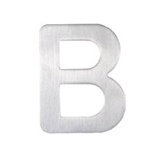 Husnummer B rustfritt 78mm