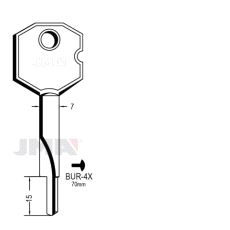 BUR-4X Nøkkelemne