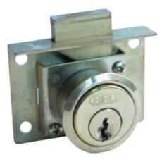 MX314 halvinnfelt møbellås sv.pk