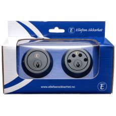 5568C-E Sylinder Sort matt. M/Ringer. 508 profil sv.pk