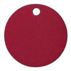 KDA053 Rund 25mm Rød Aluminium