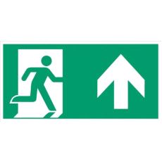 63250 Nødgangsmerking med Retningsbeskrivelse 300x150mm