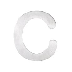 Husnummer C rustfritt 78mm