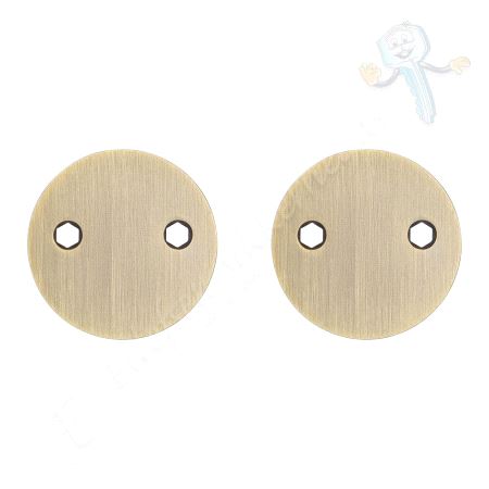 Blindskilt 2mm Bronse sv.pk