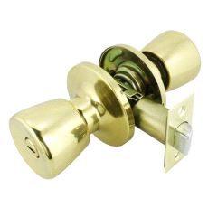 MX633/PB Dørvrider med Sylinder/Knappvrider Messing