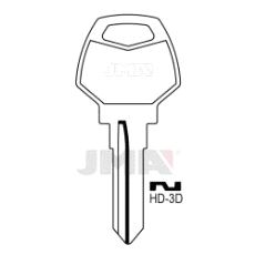 HD-3D Nøkkelemne HAD9R/HY7R