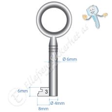 Junie 8x6-3 Nøkkel Nr. 3