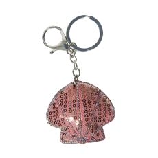 6-0408 Nøkkelanheng Skjell Rosa