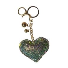 6-0420 Nøkkelanheng Hjerte Grønn