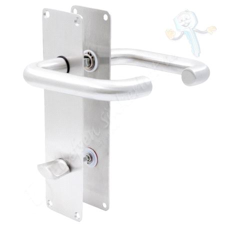 8758-E Langskilt med U-Vrider. Toalett Fkrm