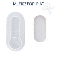 MLFI03 Bilnøkkel Skall hvit