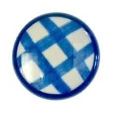 16538 Møbelknott Blåvann porselen Ø38mm